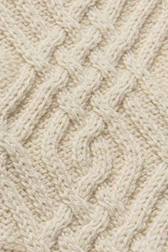 Image of Aran Crafts Irish Women's Cable Knit Side Zip Wool Jacket (Z4630)
