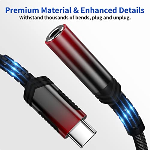 Usb C To 3.5Mm Adapter Usb C Headphone Adapter For Google Pixel 6 7 6A 7A Type C To 3.5Mm Jack Dongle Aux Cable Earphone Converter Audio Cord For Samsung Galaxy A53 A54 S23 Z Flip Fold 5 4 S22 S21 S20 #TOP2