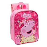 Peppa Pig Kids Backpack Preschool Bag Toddlers Girls Mini Nursery Rucksack - Ages 1-3 years - Pink
