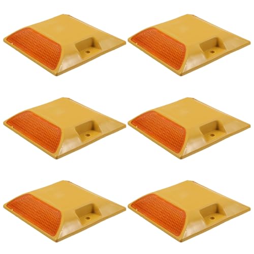 Marcadores de carretera reflectantes para parkings y urbanizaciones SEWACC pack de 6 unidades