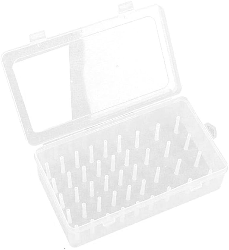 Amazon.com: Leadigol 42 Slots Sewing Threads Box,Clear Sewing Threads ...