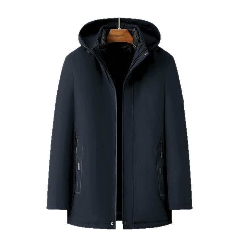 Chaqueta acolchada para hombre de invierno con capucha desmontable 5