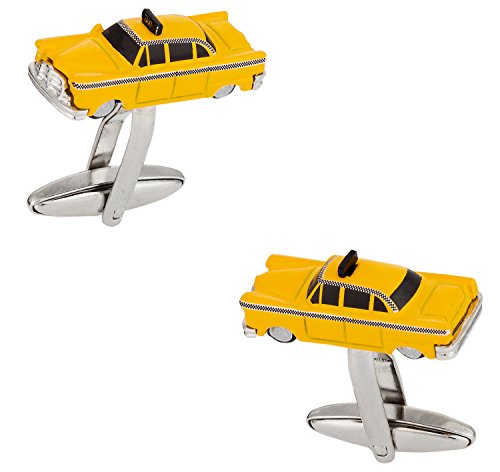 Mancuernillas Yellow Taxi Cab Nueva York con Caja de Regalo miniatura 1