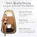 Norvell Sunless Tanning Kit - M1000 HVLP Spray Tan Airbrush Machine + Mobile Spray Room Pop-Up Tent, Overspray Reduction Fan, 8oz Tanning Solutions in Tuscan Plus, Venetian and Dark