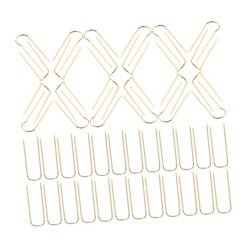 OSALADI 50Pcs Shaped Blocking Pins Professional Metal Sewing Needles for DIY Crafting Easy Insert Remove for Sewing Projects and Fixing Fabrics