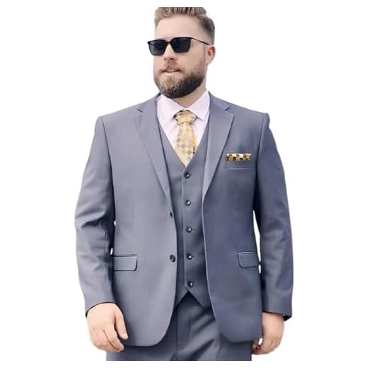 Terno Slim Masculino Italiano Executivo - Calça e Blazer (BR, Numérico, 64, Plus Size, Regular, Cinza)