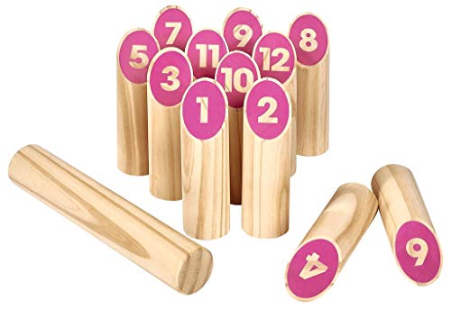 Mölkky Moses 92110 Finnisches Wurfspiel für Outdoor-Aktivitäten