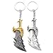YclRpro 2 uds God of War 4 Llavero Blades of Chaos Kratos Arma Colgante Llavero Hacha Espada llaveros Llavero Chaveiro Llavero para Fans