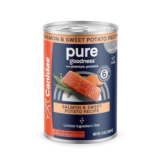 Canidae PURE Grain Free Salmon and Sweet Potato Wet Dog Food, Case of 12
