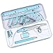 Professional Geometry Set 8 Pieces Math Tools with Metal Compass Protractor Ruler Drawing Instruments for School Office