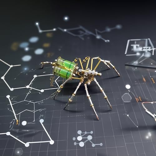 Mechanical Metal DIY 3D Insect Brass Puzzle Model Kits Puzzle for Adults, Steampunk...