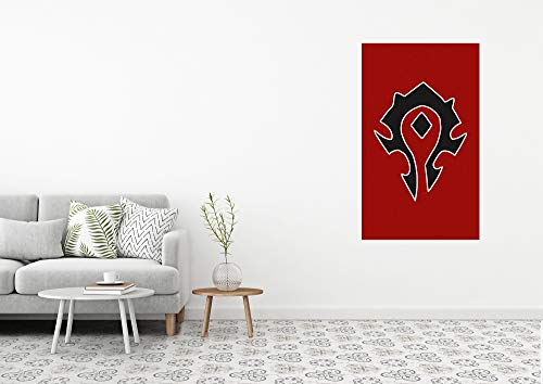 Warcraft Flag | Horde Portrait | 3 x 5 Ft / 90 x 150 cm | Large Long Lasting Flag