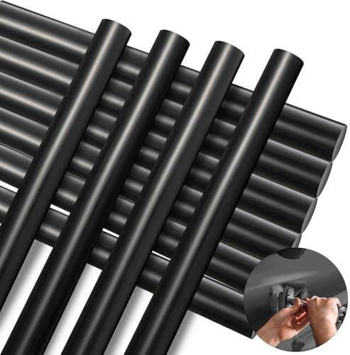 CroBlissful 10 Pcs PDR Glue Sticks Hot Melt for Dent Repair,Black