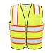 Neiko 53991A High Visibility Safety Vest with 3 Pockets and Zipper, Neon Yellow | Size X-Large