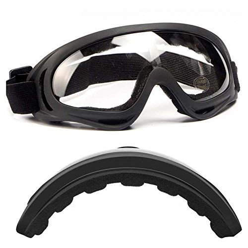 Preisvergleich Produktbild Elitte UV-Schutz Ski Schutzbrille Motorradbrillen Schutzbrille Vollsichtbrille Überbrille Schleifbrille für Baustelle, Labor, Werkstatt Und Fahrrad-Fahren