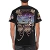 Man's YES-Rock Band T-Shirts Casual Summer Tees Crewneck Short Sleeve Shirts with Multi-Side Prints Multicoloured S #2