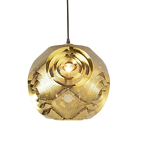 Pendentif industriel en acier inoxydable au design géométrique haut de gamme - 2