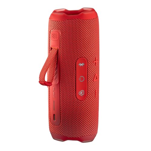 Image of JBL Flip 7 Portable Bluetooth Speaker (Red) | Bold Pro Sound with AI Sound Boost, 16-Hour Playtime, IP68 Waterproof & Dustproof, Auracast Multi-Speaker Pairing + Travel Case
