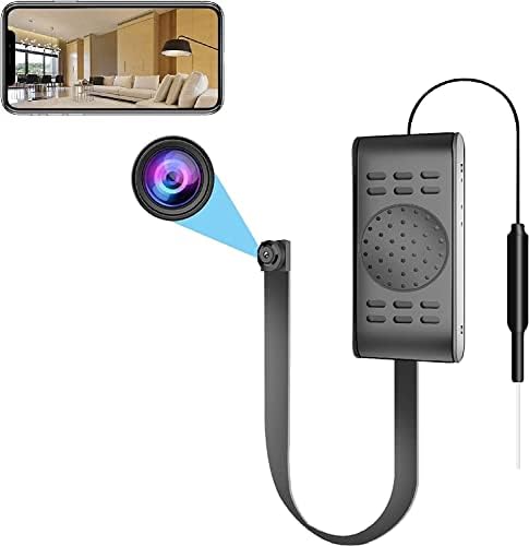 TechU™ Spycam Geheime Mini Camera - Cameralens Kijkhoek 140° - Mini Security Camera - Dagzicht & Nachtzicht - Bewegingsdetectie - Ruimte voor Micro SD kaart - 1080P Full HD Micro Camera - Rood kopen