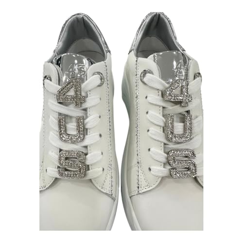 sneaker donna 4US PACIOTTI 4bv183 White Silver 39 Nuova Collezione Primavera Estate 2026