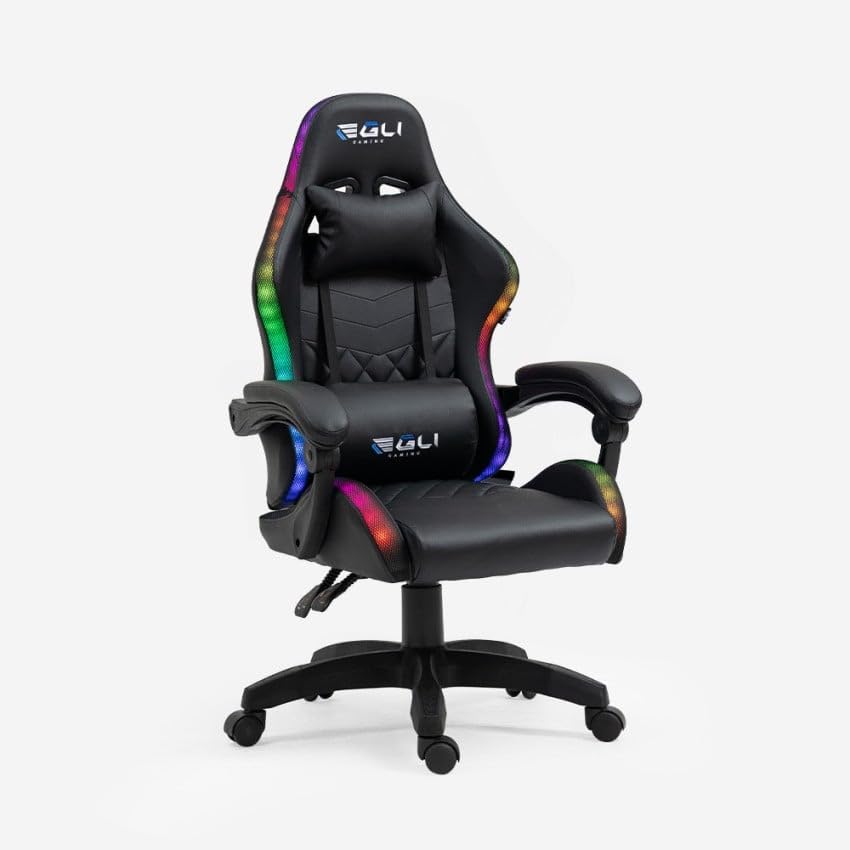 Produce Shop Chaise Gaming Ergonomique pour Enfants LED RGB The Horde Junior