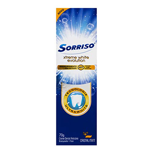 Creme Dental Sorriso Xtreme White Evolution Cristal Mint 70g
