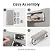 Klimonla Manicure Arm Rest for Nails Tech - Salon Grade Manicure Hand Rest with Non-Slip Mat, Durable Sparkly Fabric Stable Metal Base for Nail Techs Home Beauty Salon