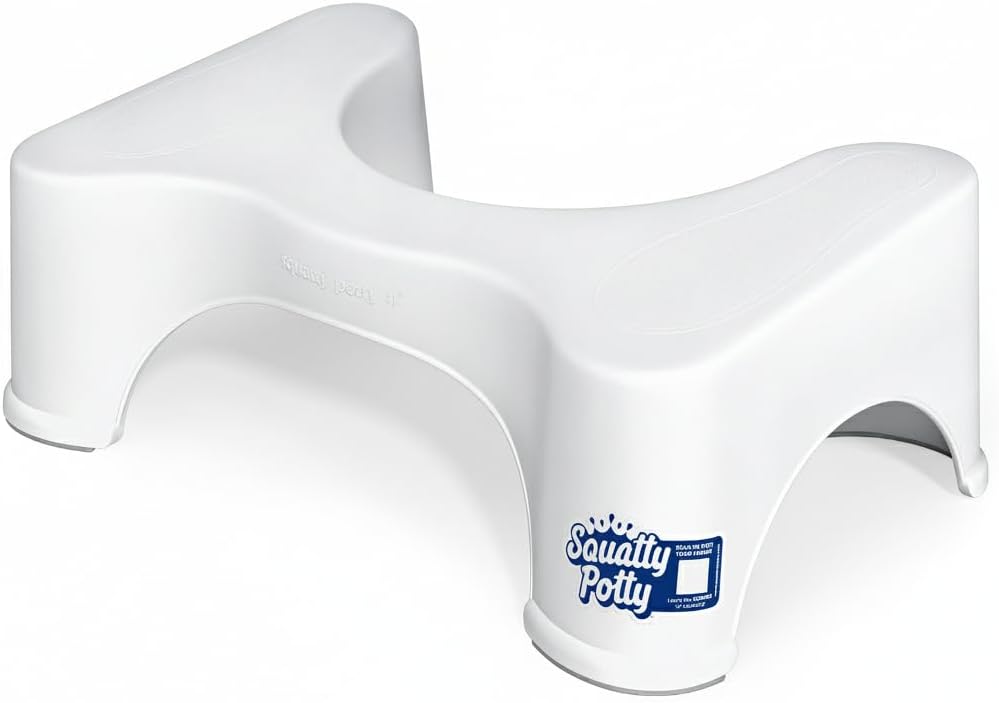 Squatty Potty Original Bathroom Toilet Stool 17.78 cm (7 Inches) - White