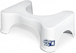 Ecco | The Original Bathroom Toilet Stool | 7 Inches | 17.78cm | White