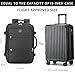 Sowaovut Travel Laptop Backpack, Extra Large High School College Backpacks, Flight Approved Daypack Business Bag Fit 17.3 inch Laptop for Men Women (Black)