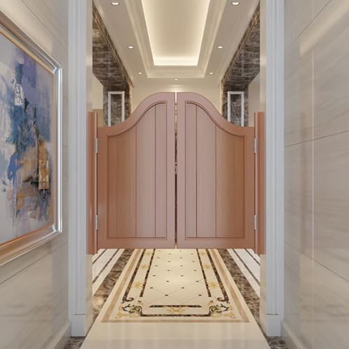 Puerta oscilante de madera estilo occidental, diseño atemporal para un fácil acceso, perfecta para cocina o bar