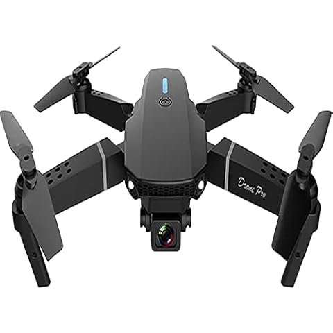 Mini Drone with Camera for Adults - Christmas Toy Gift for Beginner Age 15 Years Old - RC Quadcopter Multirotors | Foldable UAV | WiFi HD FPV Live Video | One Key Take Off/Land | Altitude Hold | Headless Mode | 360° Flip | Carrying Case (Black+ 2023) Cover