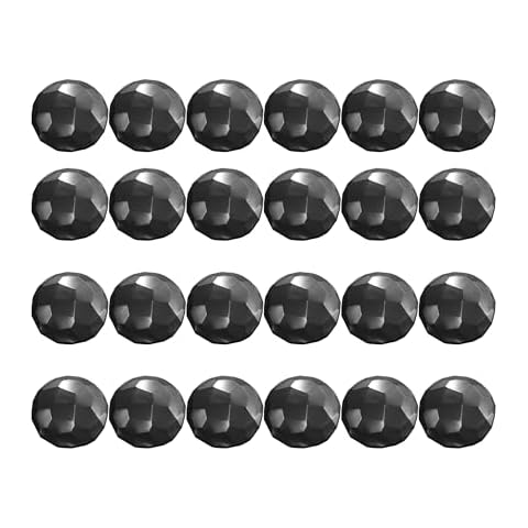 COBATA Set of 24 Magnetic Clavos- Enhance Your Garage Door with These Stronger Magnetic Clavos/Black/ 1.25 Inch Diameter Cover
