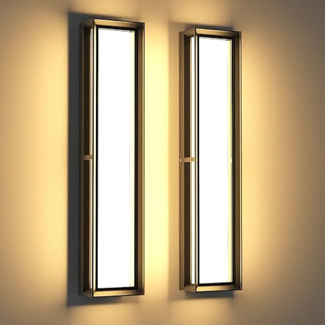 Modern Exterior Wall Light Fixture 23.6in 3000K