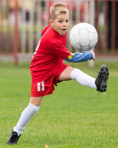 Runhit Boys Compression Shirt Kids Long Sleeve Athletic Undershirt Youth Quick Dry Base Layer for Football Baseball 6