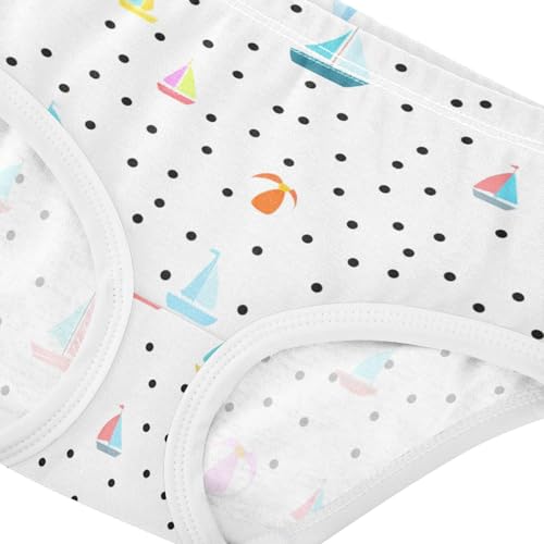 Colorful Sailboats Beach Balls Toddler Girls's Underwear 2T 202c12434