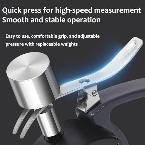 Calibrador digital de espesor de alta precisión, herramienta de medición precisa, 0-12.7 mm, resolución 0.001 mm, peso 50g/100g para goma, plástico, papel, cuero, metal miniatura 5