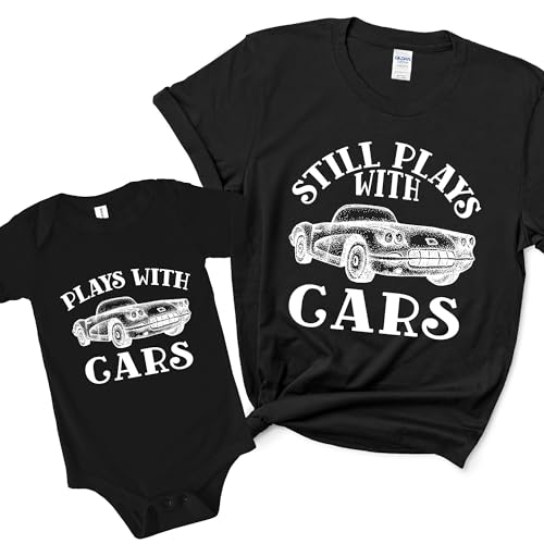 Dad and Kid Matching T-Shirts Set - Funny Fathers Day