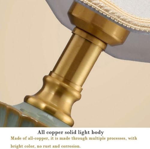 Lampe de table de chevet créatrice d'ambiance chaleureuse en céramique