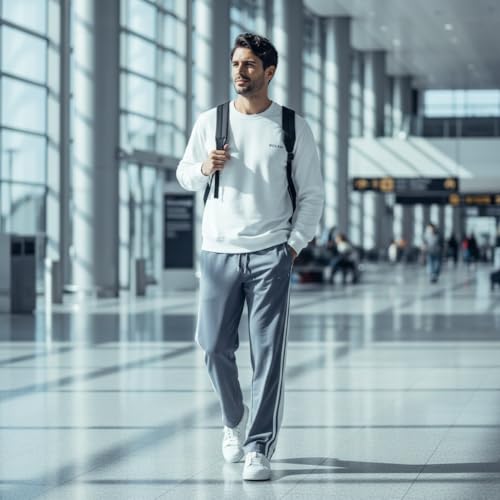 Image of Track Pant for Men || Stylish Look || Loose Fit Modern, Stylish, Comfortable & Stretchable Athletic Joggers for Casual & Gym Wear (TP22)