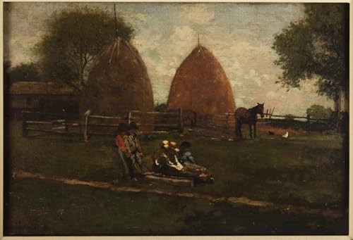 Impression d'art Winslow Homer Meules de foin toile haute définition