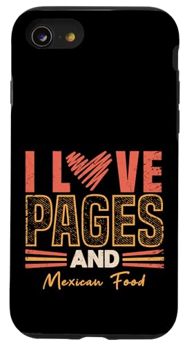 Divertente amante dei libri e umorismo della lettura del cibo messicano Custodia per iPhone SE (2020) / 7/8