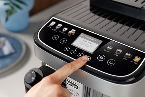 De'Longhi Set 2 Coffee Machine Water Filter and EcoDecalk, Water Softening Filter (Ecam Series) and Descaler (200ml) for Coffee Machine, DLSC322