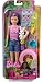 Barbie Camping Serie, Campingset mit Skipper-Puppe, Schmetterling, Hase, Camping Zubehör, Aufkleber, inkl Puppe (25 cm), Geschenk für Kinder, Spielzeug ab 3 Jahre,N/A