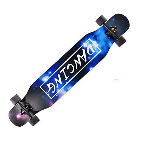 Dancing Board Pro Skateboard 42 pouces avec deck en bois d'érable double kick