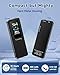 128GB Digital Voice Recorder, Tonnlog 1536Kbps Voice Activated Recorder with Playback, HD Noise Reduction for Lectures Interviews Meetings Classes