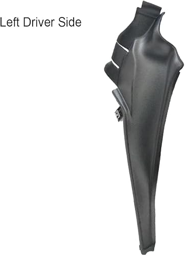 Miniatura 3 de KACEPAR Extensión de sello lateral del guardabarros delantero a capó del capó del parabrisas del panel del guardabarros, panel de moldura lateral