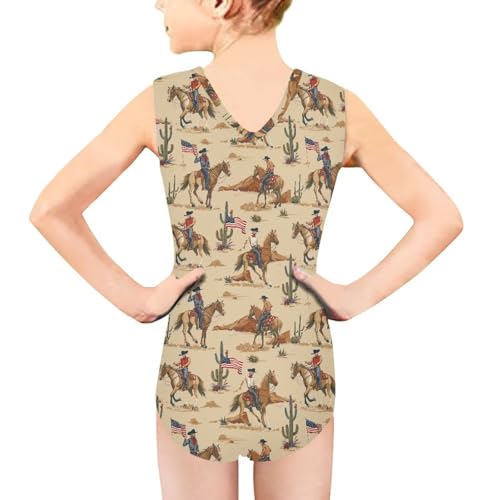 Image of Girls Bathing Suit Size 3-14 Swimsuits for Girls One-Piece Swimwear Summer V-Neck Sleeveless