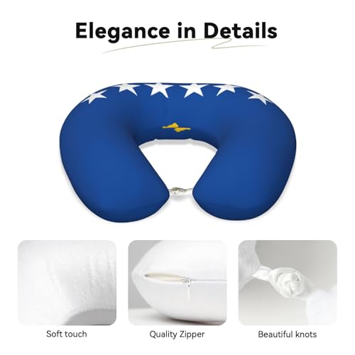 Almohada de poliéster tamaño único para viajes miniatura 4