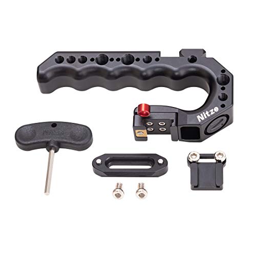 Image of Nitze PA28-A Camera Cage NATO Top Handle Grip Compatible with Z CAM E2-M4 S6 /F6 /F8 Canon C70 Panasonic BGH1 Stabilizer Rig (PA28-A)